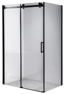 BPS-koupelny Obdélníkový sprchový kout ZES BS15B 110x80 černá/transparent - bez vaničky