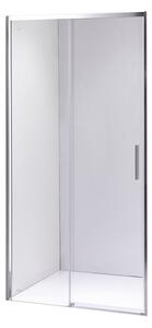 BPS-koupelny Posuvné sprchové dveře NOVA CH 90 cm chrom/transparent pro instalaci do niky - bez vaničky