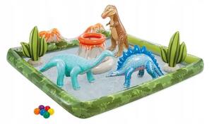 Dětské hřiště dinosauři 201x201x36cm + PŘÍSLUŠENSTVÍ
