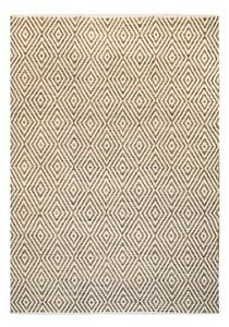 KOBEREC TKANÝ NA PLOCHO, 80/150 cm hnědá, béžová - Online Only koberce & rohožky, Online Only