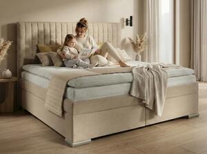 Postel boxspring s úložným prostorem BRIDGEPORT plocha spaní 160x200