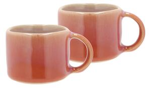 Villa Collection Kameninový espresso hrneček Styles 0,08l (2ks) Purple/Orange
