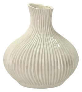 Villa Collection Kameninová váza Elk 27x28 cm Cream
