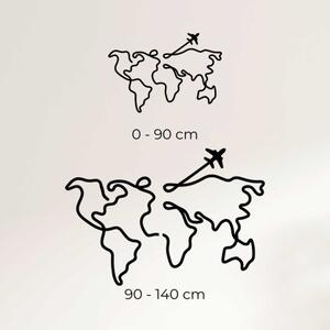 Dřevěná mapa na zeď | LOTAPO 4543 HDF0496