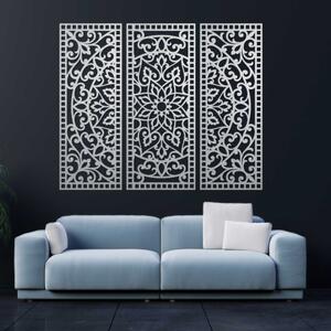 Nástěnná dekorace třídílný panel mandala | SENTOP PR0514-A