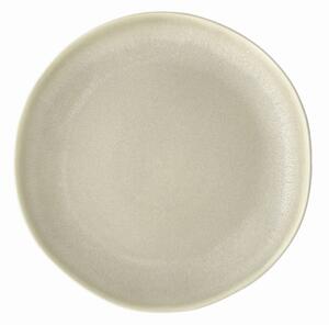 Villa Collection Kameninový mělký talíř Shoku Soft Beige 20 cm