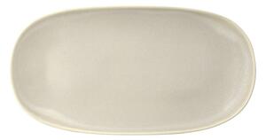 Villa Collection Kameninová servírovací tác Shoku Soft Beige 34x18 cm