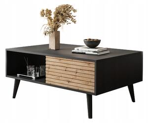 Lavice Lukmebel obdélníková 104 x 68 x 46 cm dub artisan