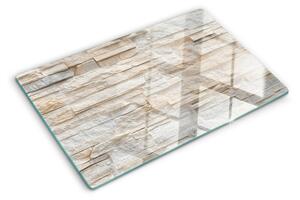 Krájecí prkénko skleněné Přírodní kámen v béžových odstínech ddk-nr-wm-00007952