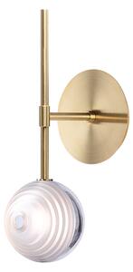 Luxusní nástěnné, zápustné svítidlo Bomma Dark & Bright Star, small Stmívání, řízení: ON/OFF (bez stmívání), Barva skla: Bright - světlá