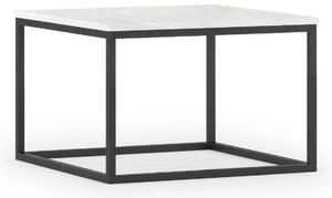 Konferenční stolek na kovových rámech do obývacího pokoje Avorio 60 White