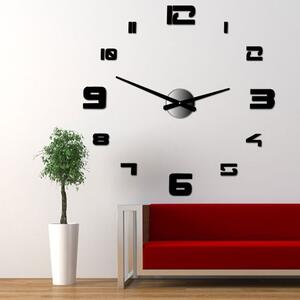 SENTOP | Nástěnné hodiny samolepicí velké Moderní hodiny | SENTOP 12P021 PLEXI 2D HEU+ analogové
