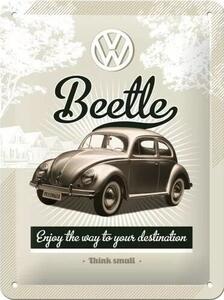 Plechová cedule Volkswagen VW - Beetle Retro
