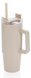 Velký cestovní hrnek Tana, 900ml, XD Design, béžový