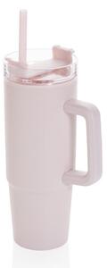 Velký cestovní hrnek Tana, 900ml, XD Design, růžový