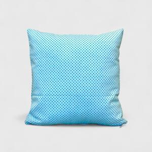 GADEO dekorační povlak na polštář POLKA DOTS, tyrkys Rozměr: 30x30 cm
