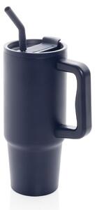 Velký nerezový termohrnek Embrace, 900ml, XD Design, modrý