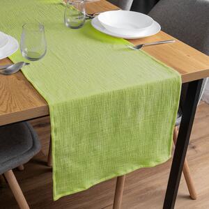 Biante Mušelínový běhoun na stůl MSN-058 Světle pistáciový 20x120 cm