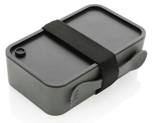 Svačinový box s příborem,1,2l, XD, šedý