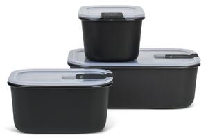 Set misek EasyClip 450+450+1000ml, Mepal, černý