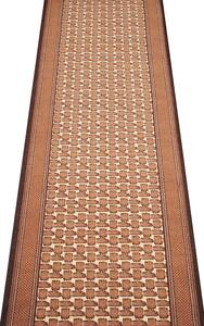 Kusový koberec GRENOBLE hnědá 67 x 250 cm