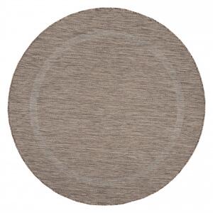 Hans Home | Kusový koberec Relax 4311 Brown kruh - 120x120