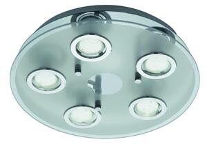 Eglo 54563 - LED Stropní svítidlo 5xGU10/3W/230V lesklý chrom