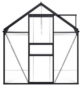 Skleník antracitový hliníkový 7,03 m²