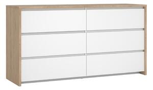 Bílá komoda 157x84x48 cm Next – Tvilum