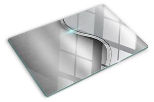 Skleněná krájecí deska Moderní design s vlnou ddk-nr-wm-00009123