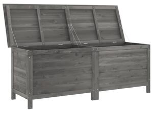 Zahradní úložný box antracitový 150x50x56,5 cm masivní jedle