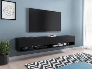 TV stolek/skříňka Aldesia 180 (černý grafit) (bez osvětlení). 1053722