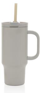 Uzavíratelný nerez termohrnek s brčkem, 480ml, XD Design, béžový