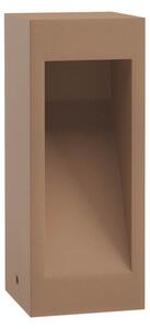 Redo Venkovní betonový LED sloupek TOSS, v.30cm, IP65 Barva: terracotta, Barva světla: 3000K