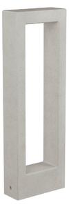 Redo Venkovní LED betonový sloupek SANDER, v.60cm, IP65 Barva: slonovinová, Barva světla: 2700K