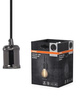 Šedé stropní svítidlo E27 max 15 W VINTAGE BOBBIN OSRAM