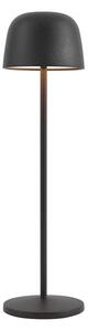 Stolní lampa černá vč. LED dobíjecí s nabíjecí stanicí IP65 - Raika