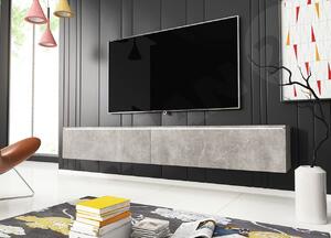 TV stolek/skříňka Dilune 180 (beton smart) (bez osvětlení)