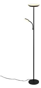 Černá LED stojací lampa (výška 178 cm) Specter – Reality