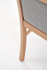 Dřevěná jídelní židle s polštářem Dub Sonoma HORTEN