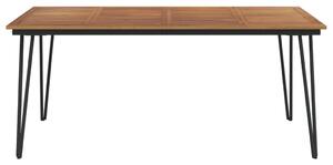 Zahradní stůl s nohami typu hairpin 180x90x75 cm masivní akácie