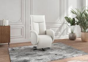 RELAXAČNÍ KŘESLO, kůže, bílá Sit & More - Online Only křesla & taburety, Online Only