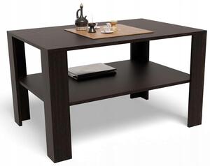Lavička Matkam obdélníková wenge s policí 100x68x60 cm