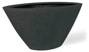 Polystone Boat květinový obal Anthracite Rozměry: 89 cm šířka x 48 cm hloubka x 45 cm výška