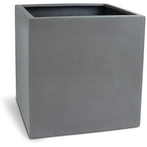 Polystone Square květináč Anthracite Barva květináče: Šedá, Rozměry: Délka, Šířka, Výška 60x60x60 cm