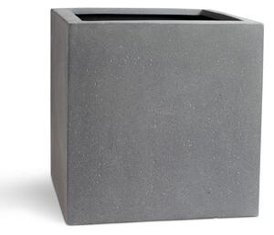 Polystone Square květináč Anthracite Barva květináče: Šedá, Rozměry: Délka, Šířka, Výška 40x40x40 cm