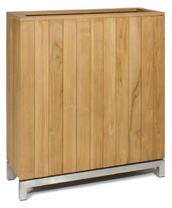 Kayu květináč úzký Natural Teak