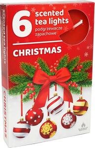 Čajové 6ks Christmas vonné svíčky
