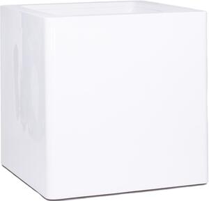 Premium Cube, Květinový obal, kvádr, 40/50/60/80/100 x 40/50/60/80/100 cm, bílý, černý, křemeně šedý, antracitově šedý Barva květináče: Bílá, Rozměry:…