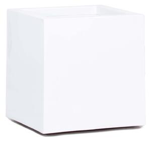 Premium Cube, Květinový obal, kvádr, 40/50/60/80/100 x 40/50/60/80/100 cm, bílý, černý, křemeně šedý, antracitově šedý Barva květináče: Bílá, Rozměry:…